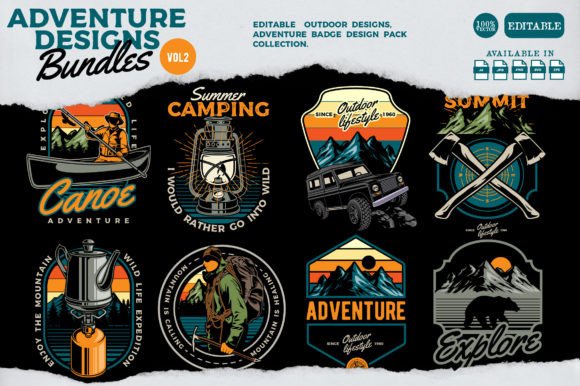 Adventure Outdoor Bundles Vol. 2: A Practical Review for Designers