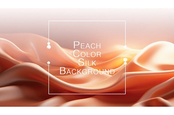 Peach Color Silk Background: Elevating Visual Identity with Delicate Texture