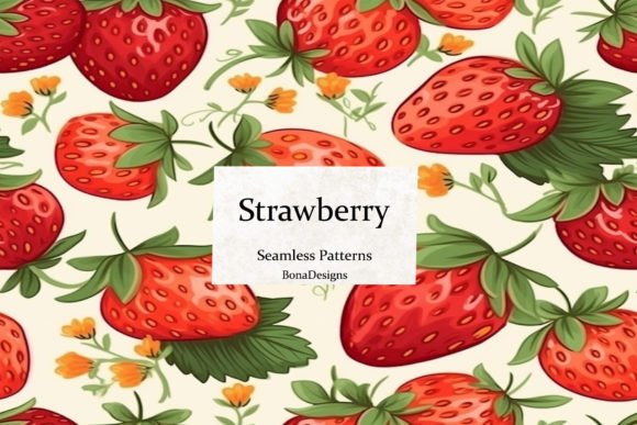 Strawberry Seamless Pattern: A Creative Asset for Digital and Physical Projects