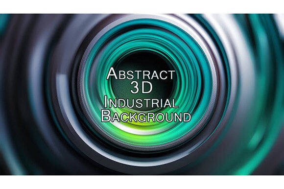 The Power of Abstract 3D Industrial Background in Modern Design