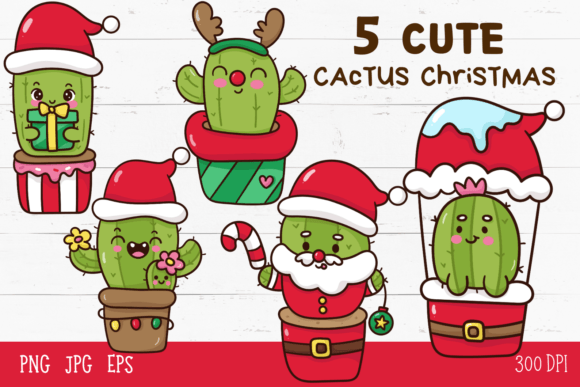 The Rise of Cactus Christmas Clipart Kawaii Cartoon: A Strategic Asset for Modern Creators and Brands