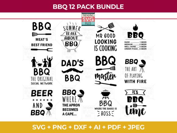 The Ultimate Bbq Svg Bundle: Elevating Your Creative Workflow with Versatile Design Assets
