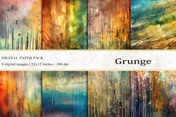 Unlocking Creative Potential with Rainbow Grunge Digital Papers