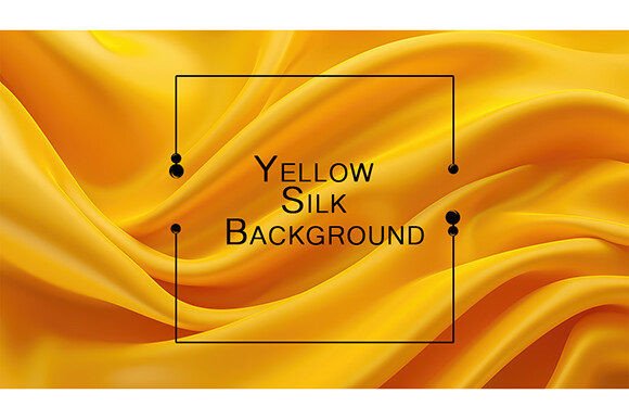 Yellow Silk Background: Premium Digital Asset